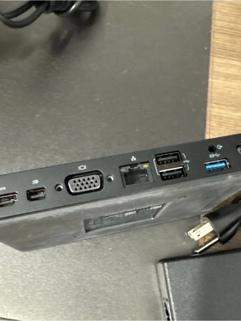 Dell Black USB-C Docking Hub with Multiple Ports